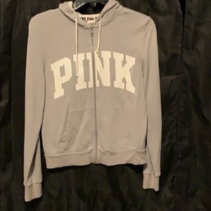 Pink zip up